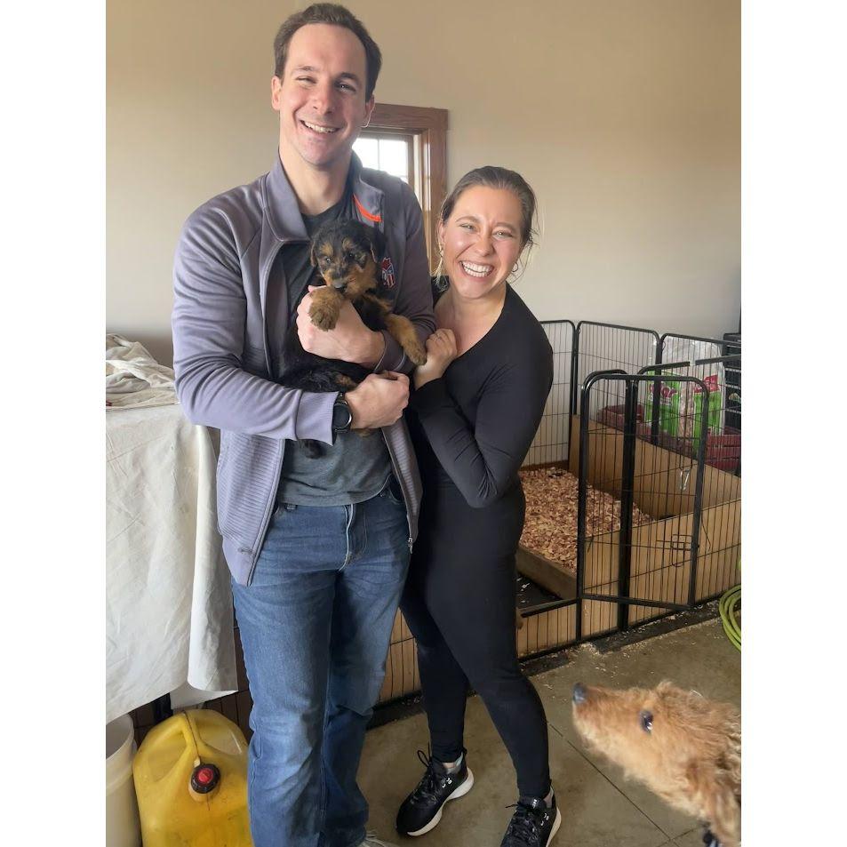 Picking up the newest addition to our family- Ava Rosalina!