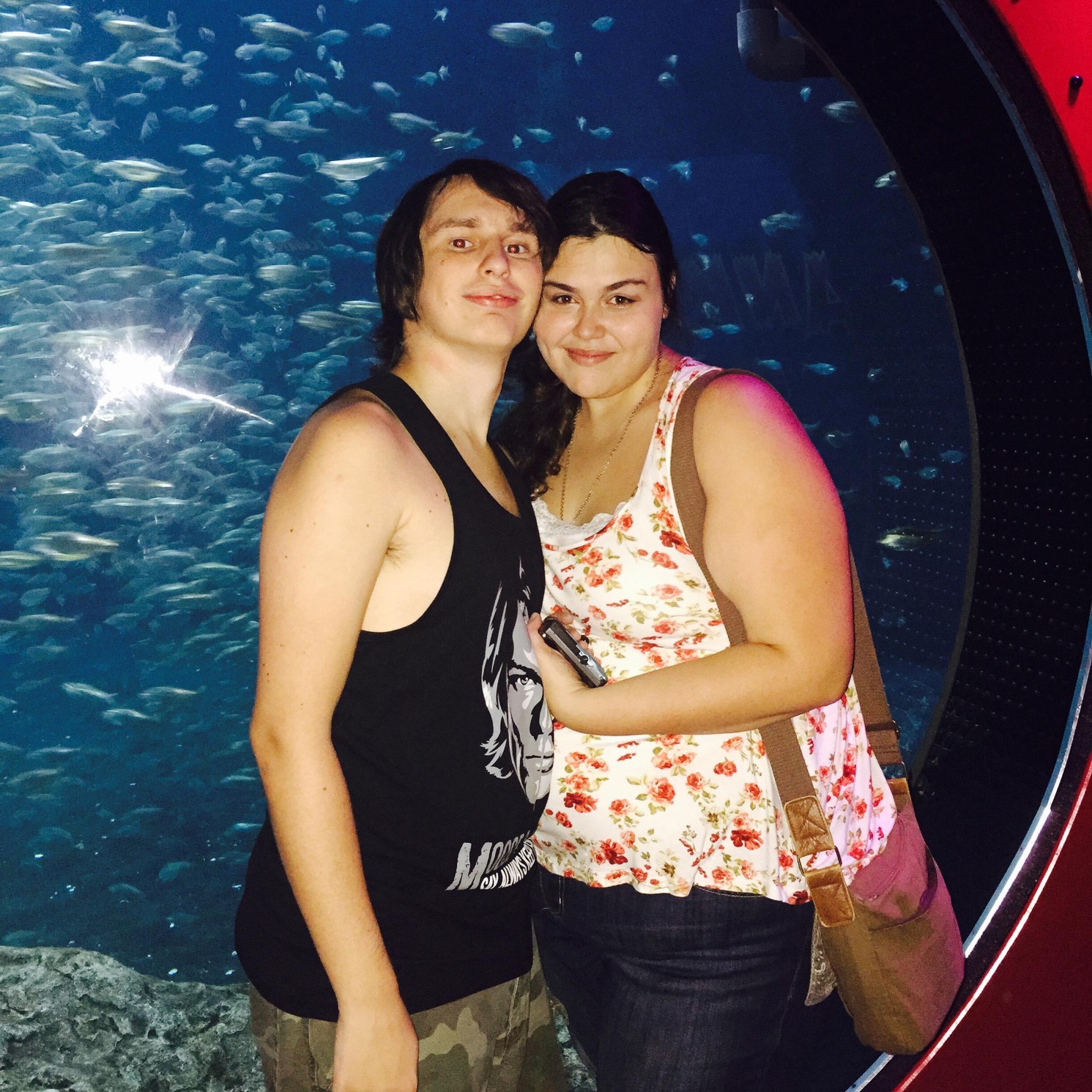 One of our favorite spots, the Florida aquarium!