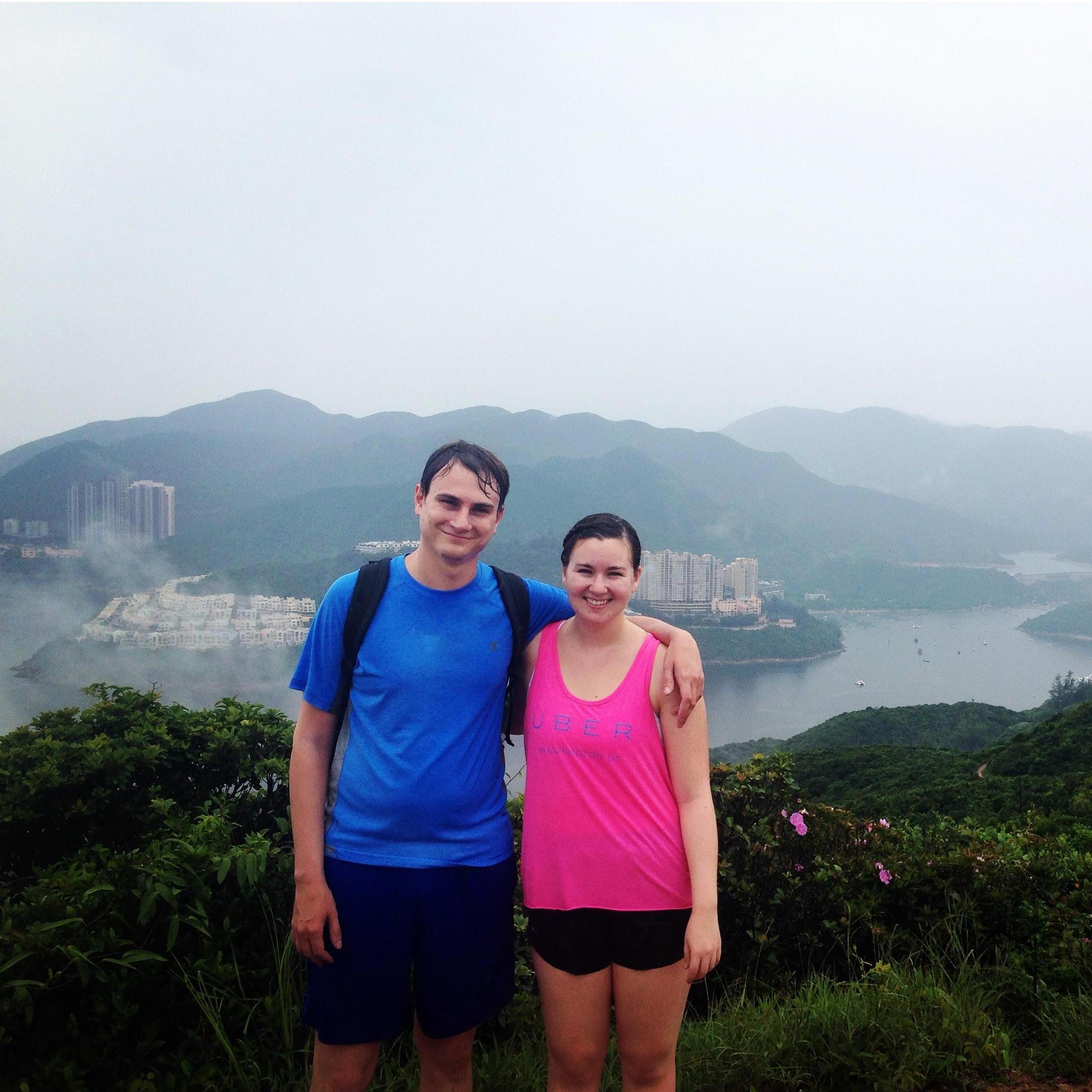 A very rainy hike in Hong Kong 2016