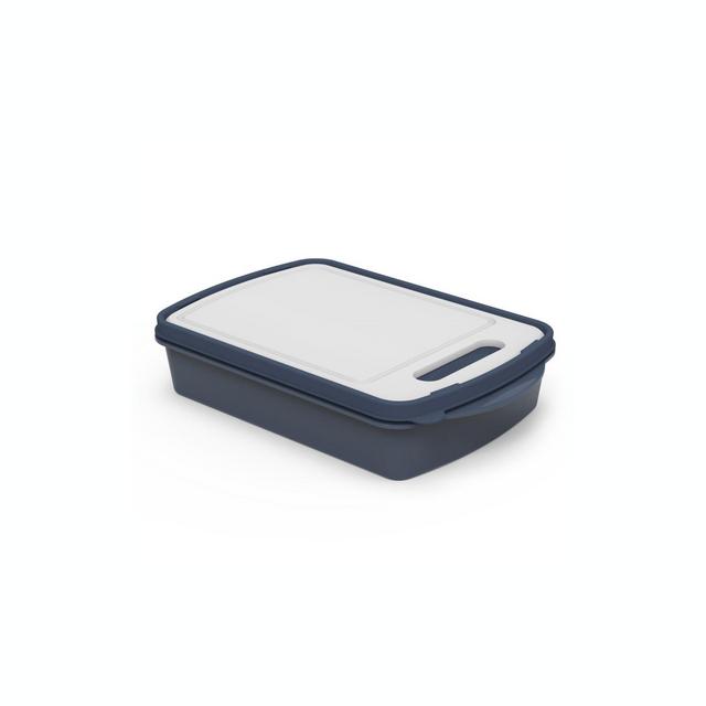 Our Table™ Marinade Tray in Dark Blue