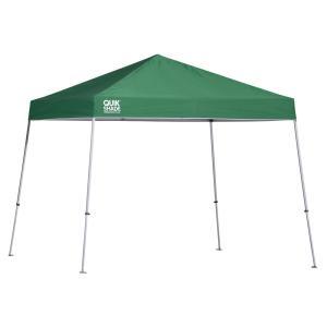 WE81 12 ft. x 12 ft. Green Slant Leg Canopy