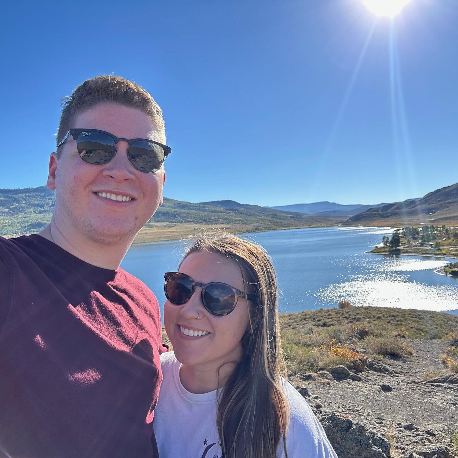 The start of our "leaf peeping" soon-to-be engagement roadtrip, September 2024