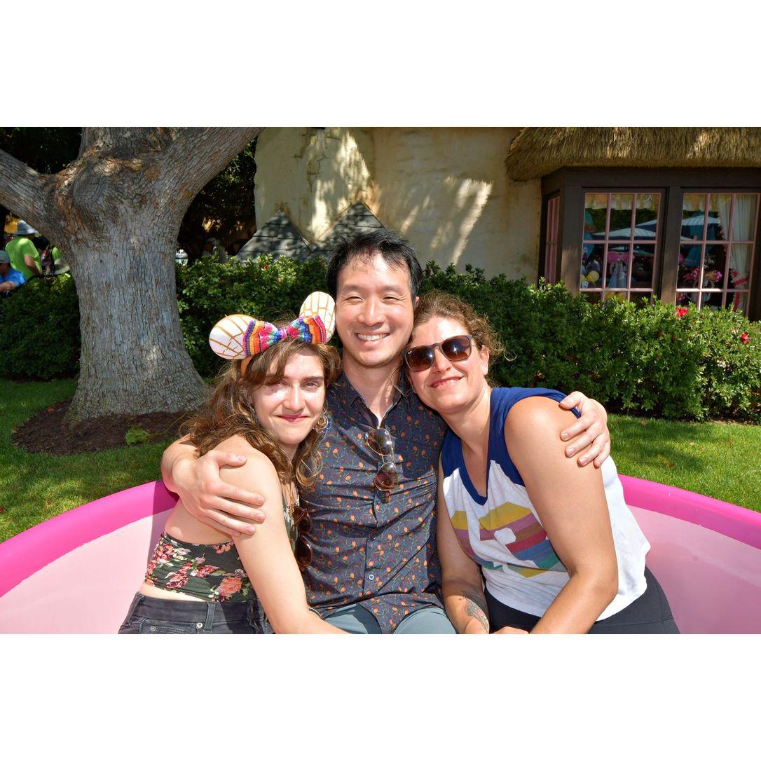Khang's first time in Disneyland