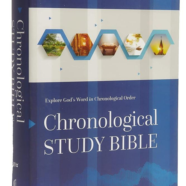 NIV, Chronological Study Bible, Hardcover, Comfort Print: Holy Bible, New International Version
