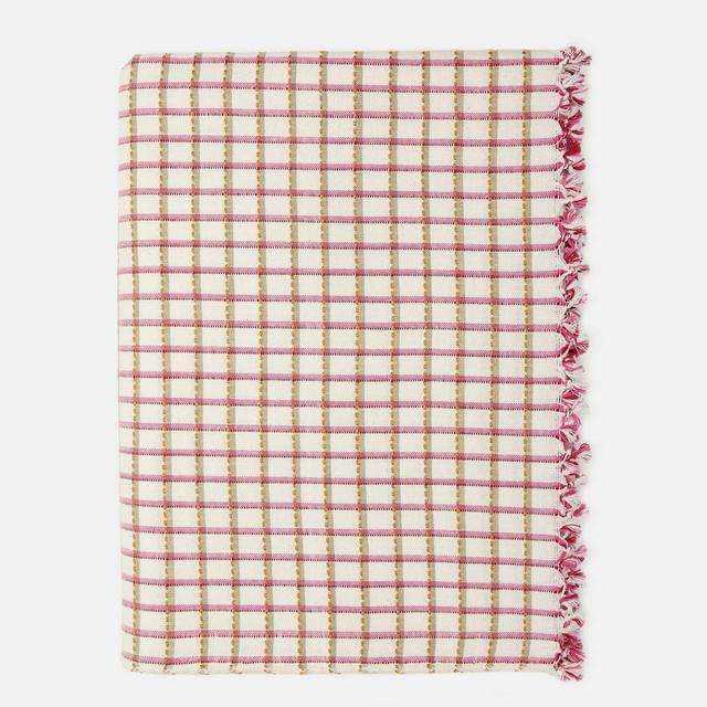 Heather Taylor Home - JUNIPER – Pink Tablecloth