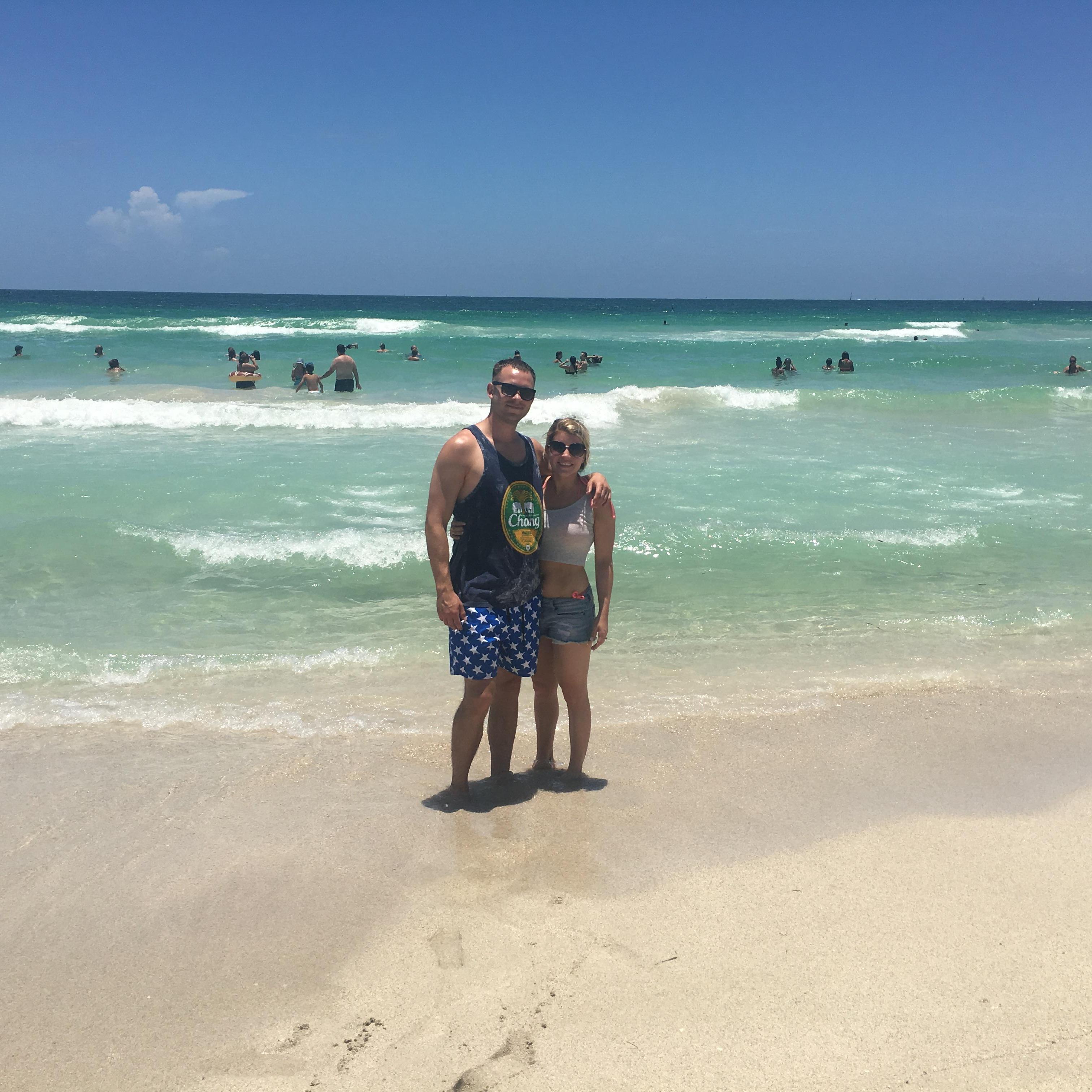Celebrating Sam's 28th in Miami