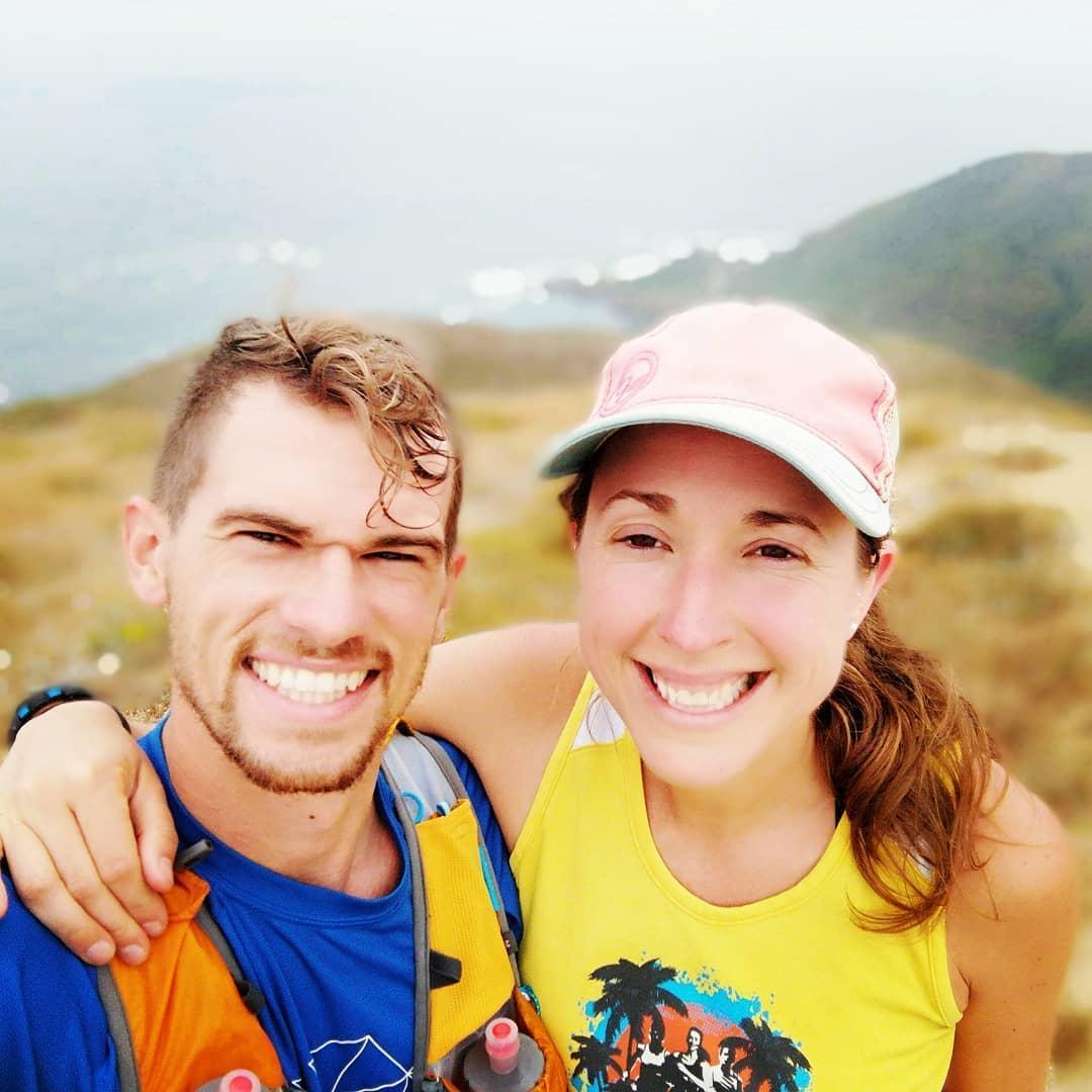 Trail running is Clare's #1 happy place/activity. Here we’re in Big Sur training for an endurance race.