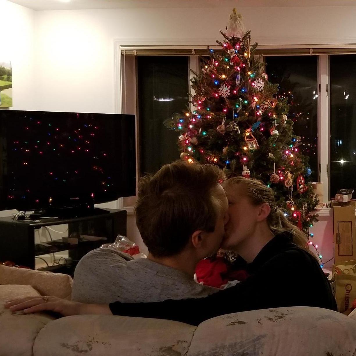 Reenacting our first kiss 12 years later!