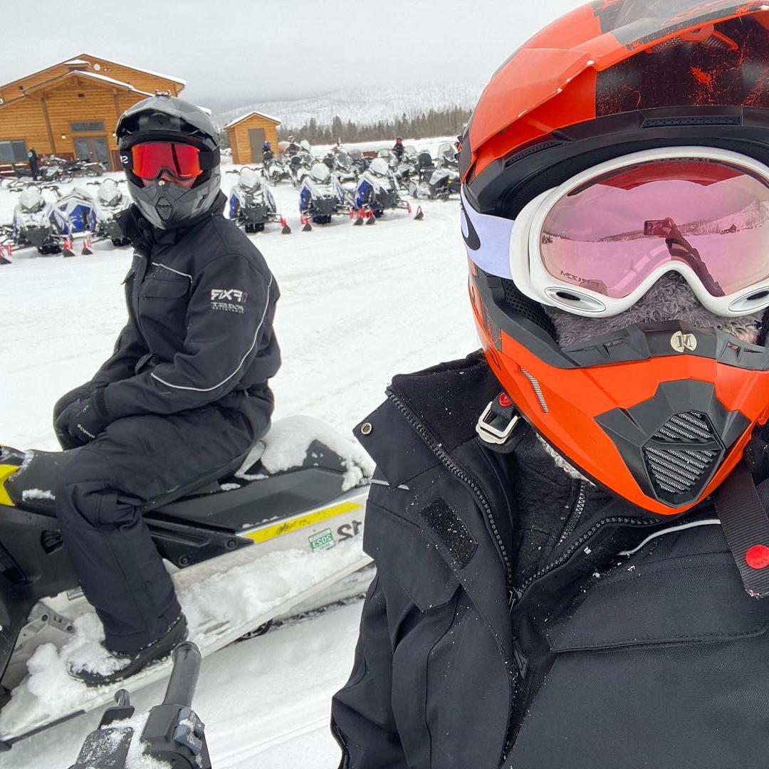 Snowmobiling for Christmas 2022