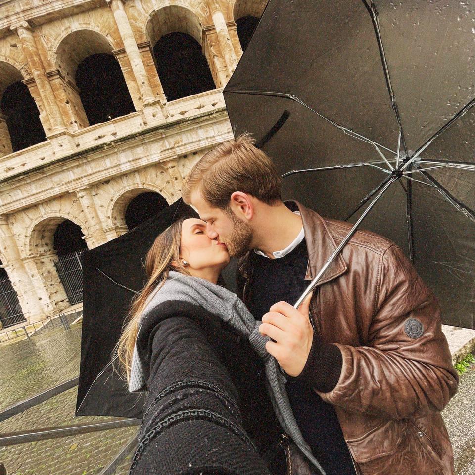 First day in Rome: nonstop rain, long walks, and so much fun ☔✨