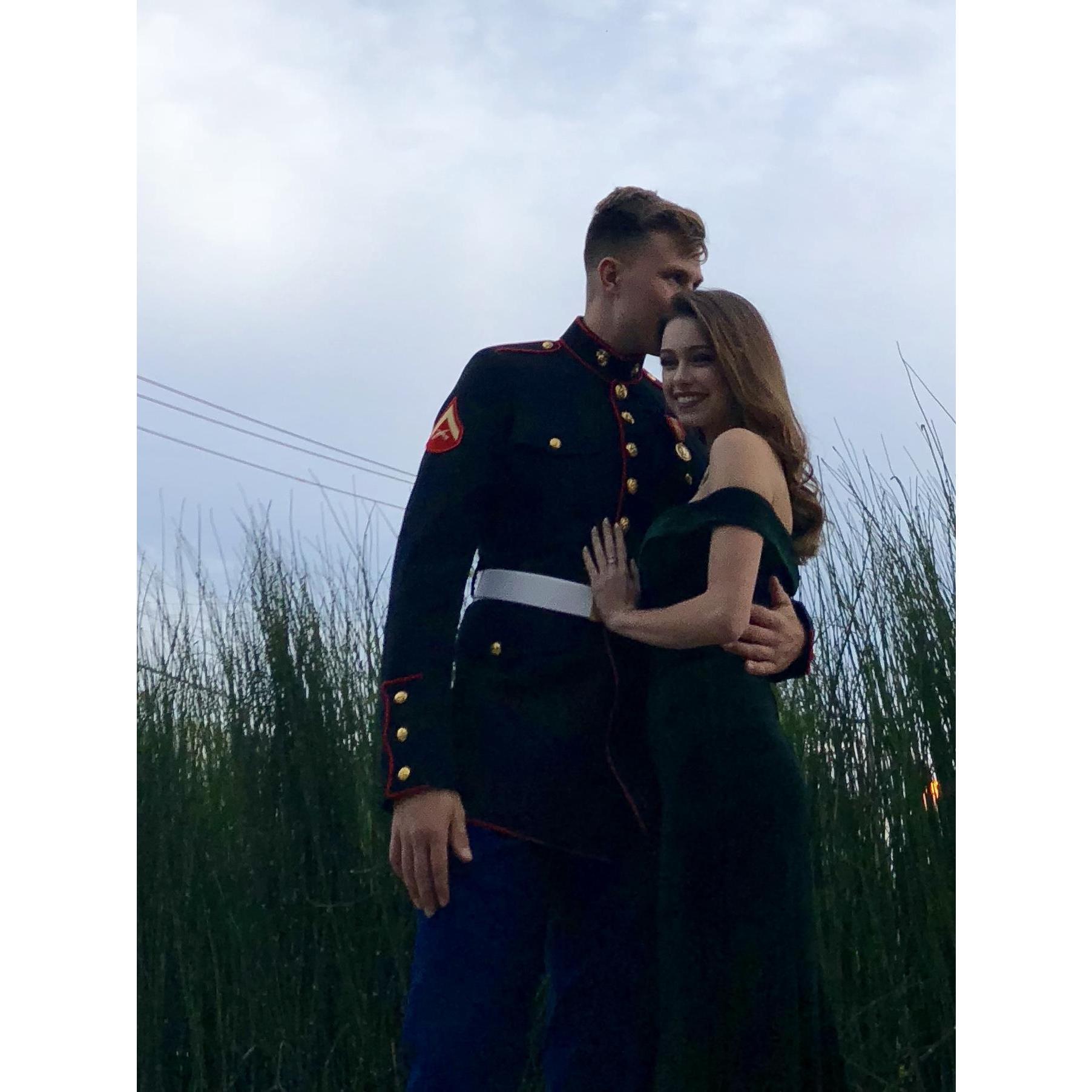 Our first Marine Corps Birthday Ball together, 2018