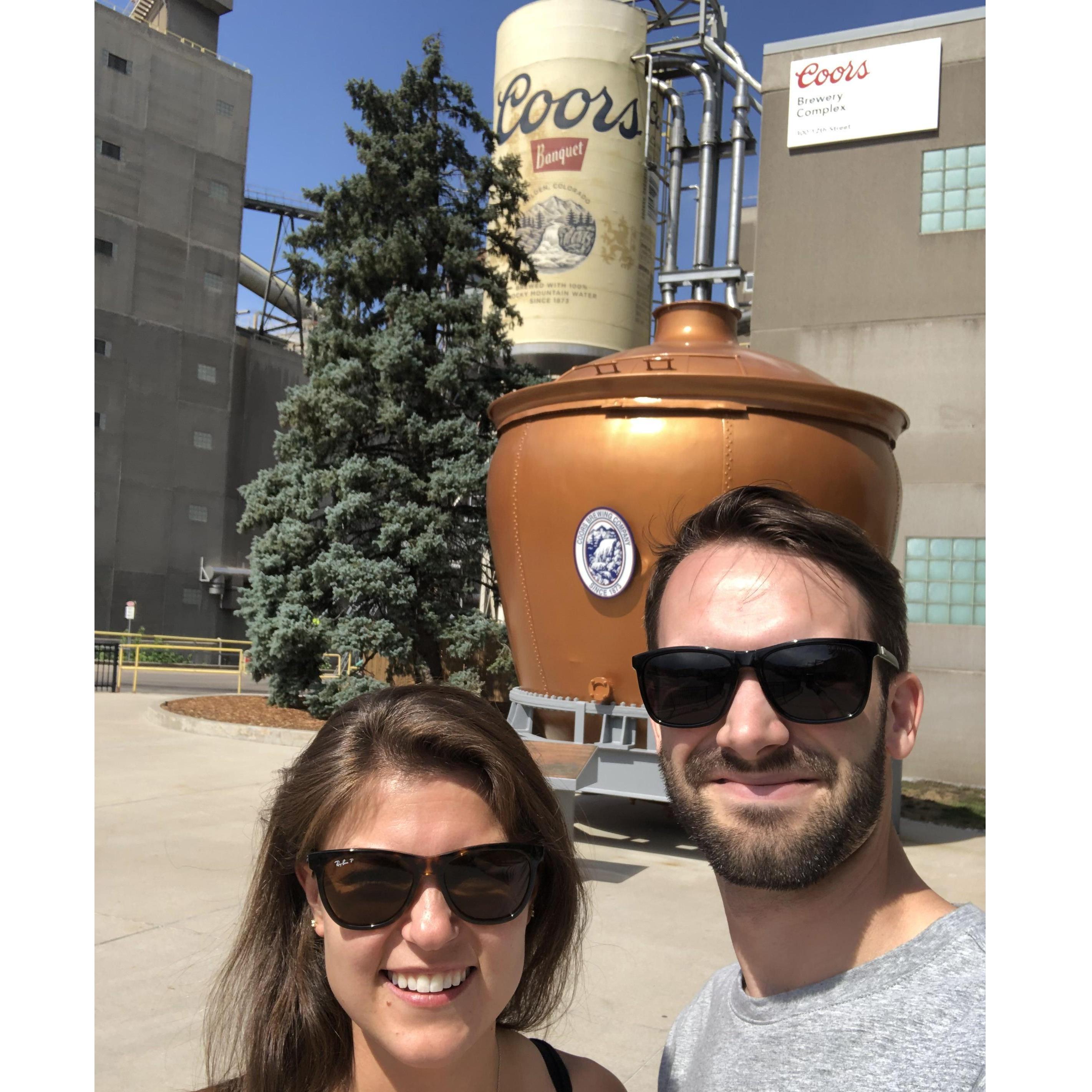 Coors factory tour, Golden, CO