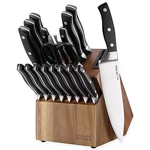 Chicago Cutlery Insignia Stainless Steel 18-Piece Knife Block Set Cutlery Set