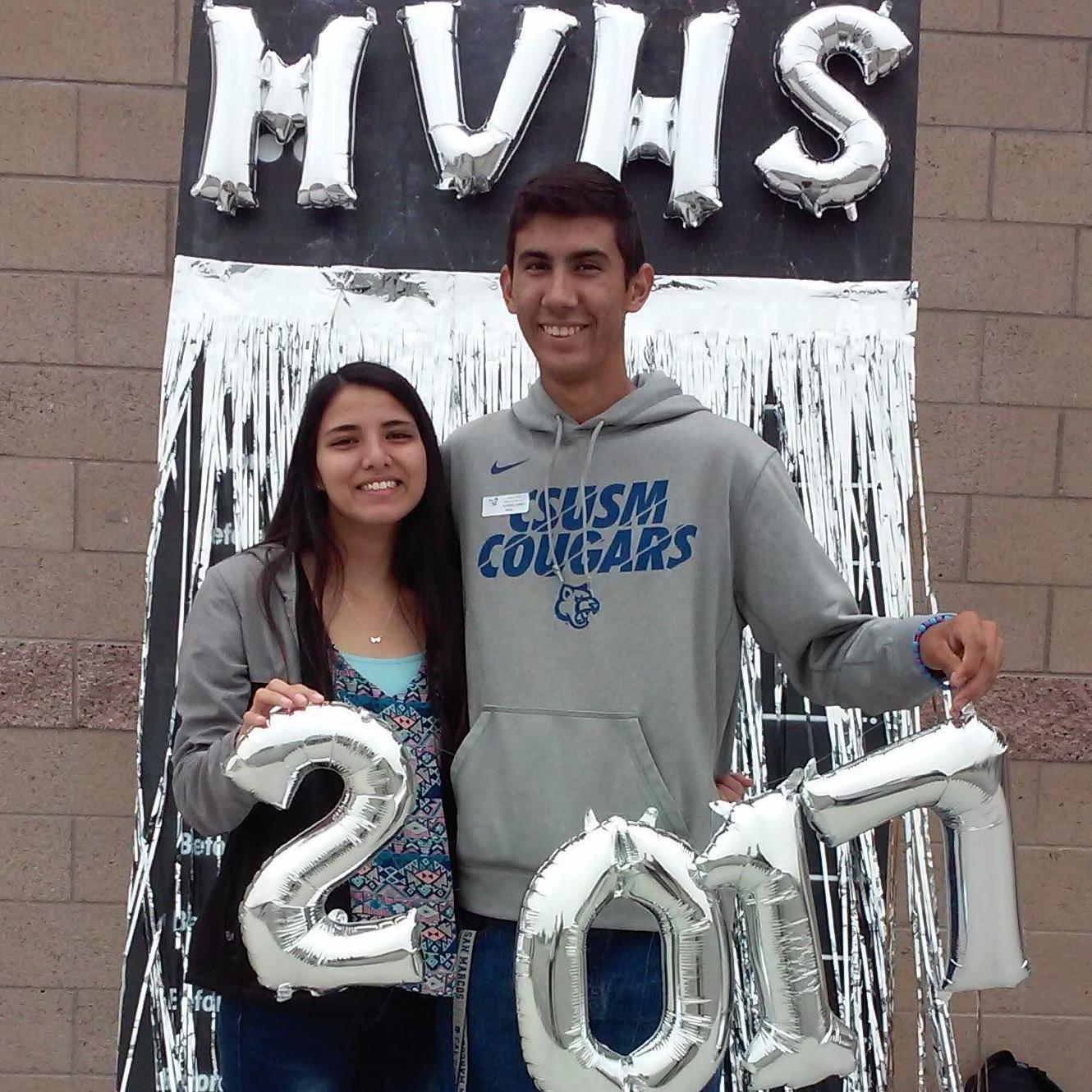 We started dating the summer before our senior year of high school together!