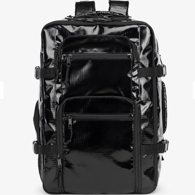 Black Terra 26L Laptop Duffel Backpack