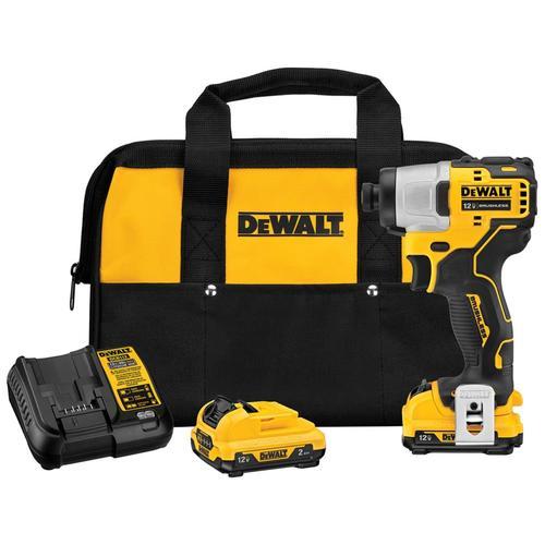 DEWALT XTREME 12-Volt Max Variable Speed Brushless Cordless Impact Driver (2-Battery) at Lowes.com