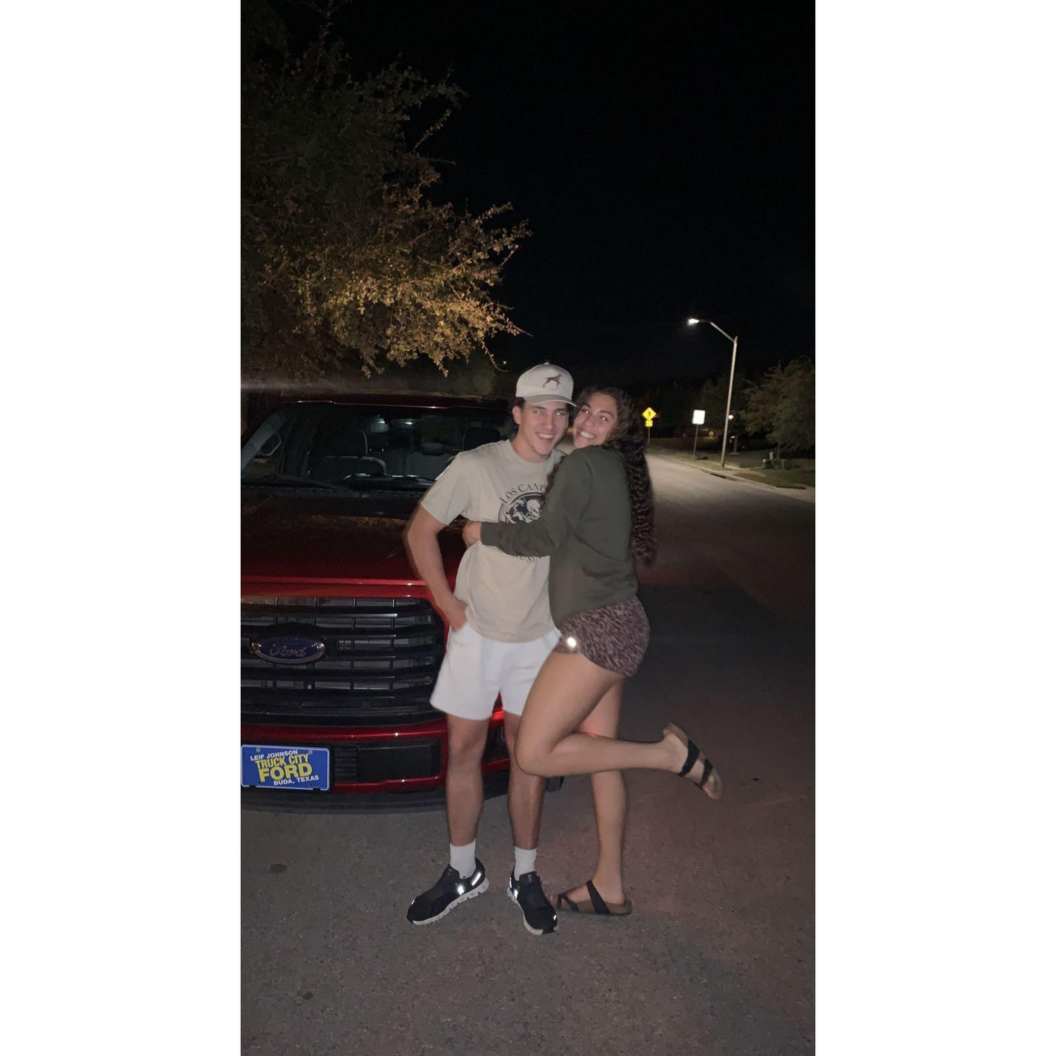Conner's first big boy purchase! His big red F-150 aka Rosa was a long awaited feat and Zeta was just so proud, and happy to be a passenger princess!