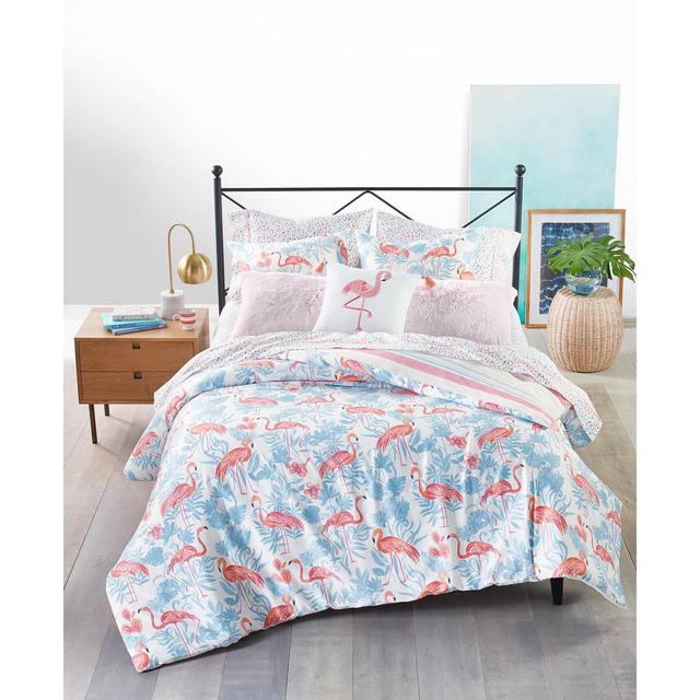 Whim by Martha Stewart Collection Flamingo Lagoon 3-Pc. Full/Queen Comforter Set, Created For Macy's