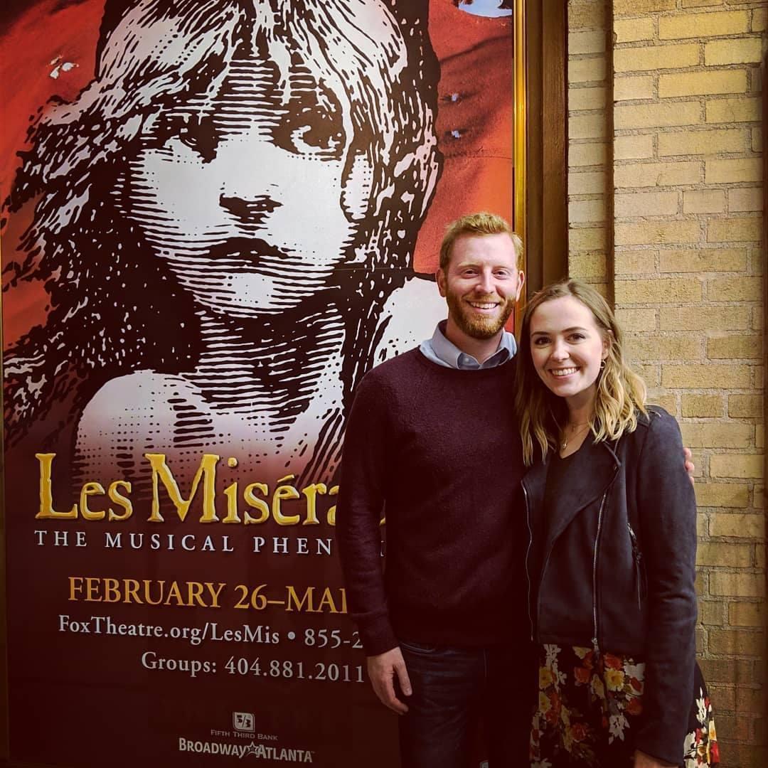 Our first trip together! We saw Les Mis at the Fox... and had the songs stuck in our heads for months.