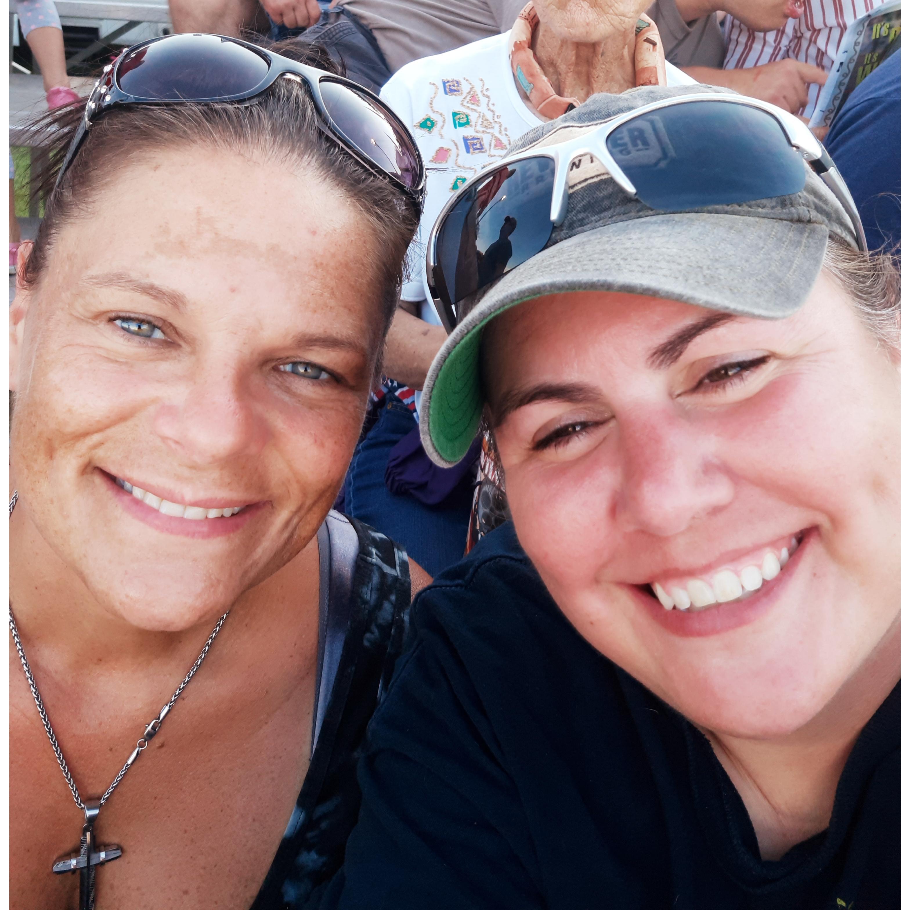 At the rodeo in Wisconsin.