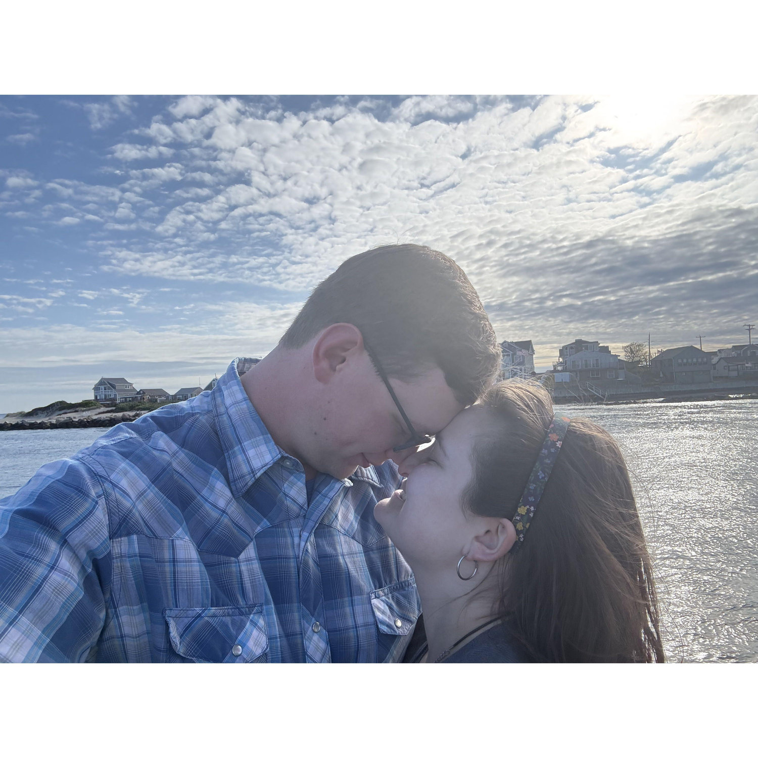 By the ocean in Rhode Island
