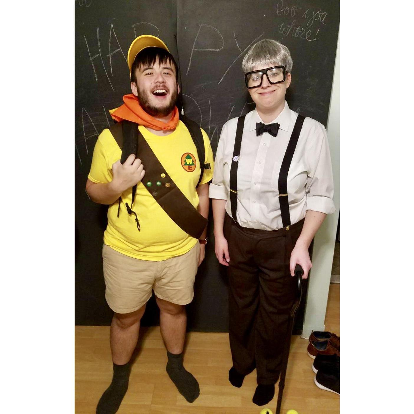 Nailing Halloween yet again, as characters from UP  // 2017