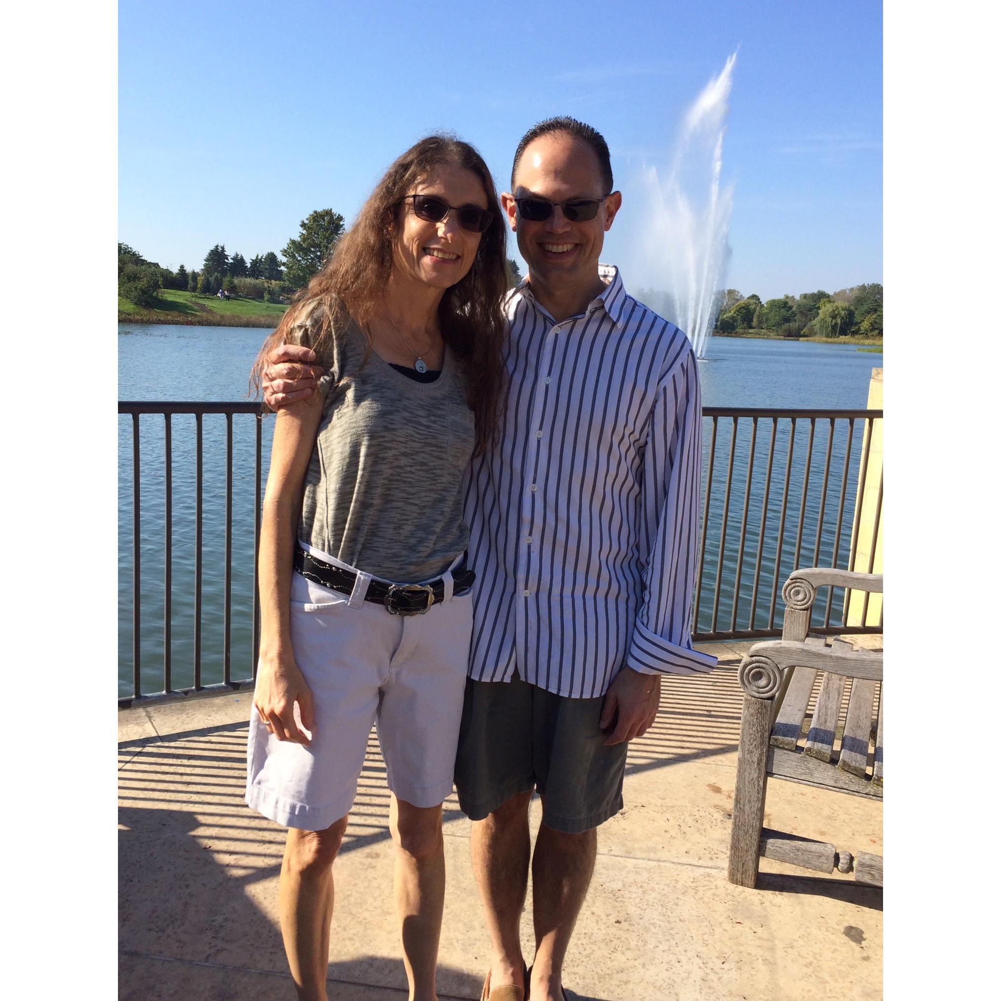 Botanic Gardens, four-weeks of dating and still going strong.