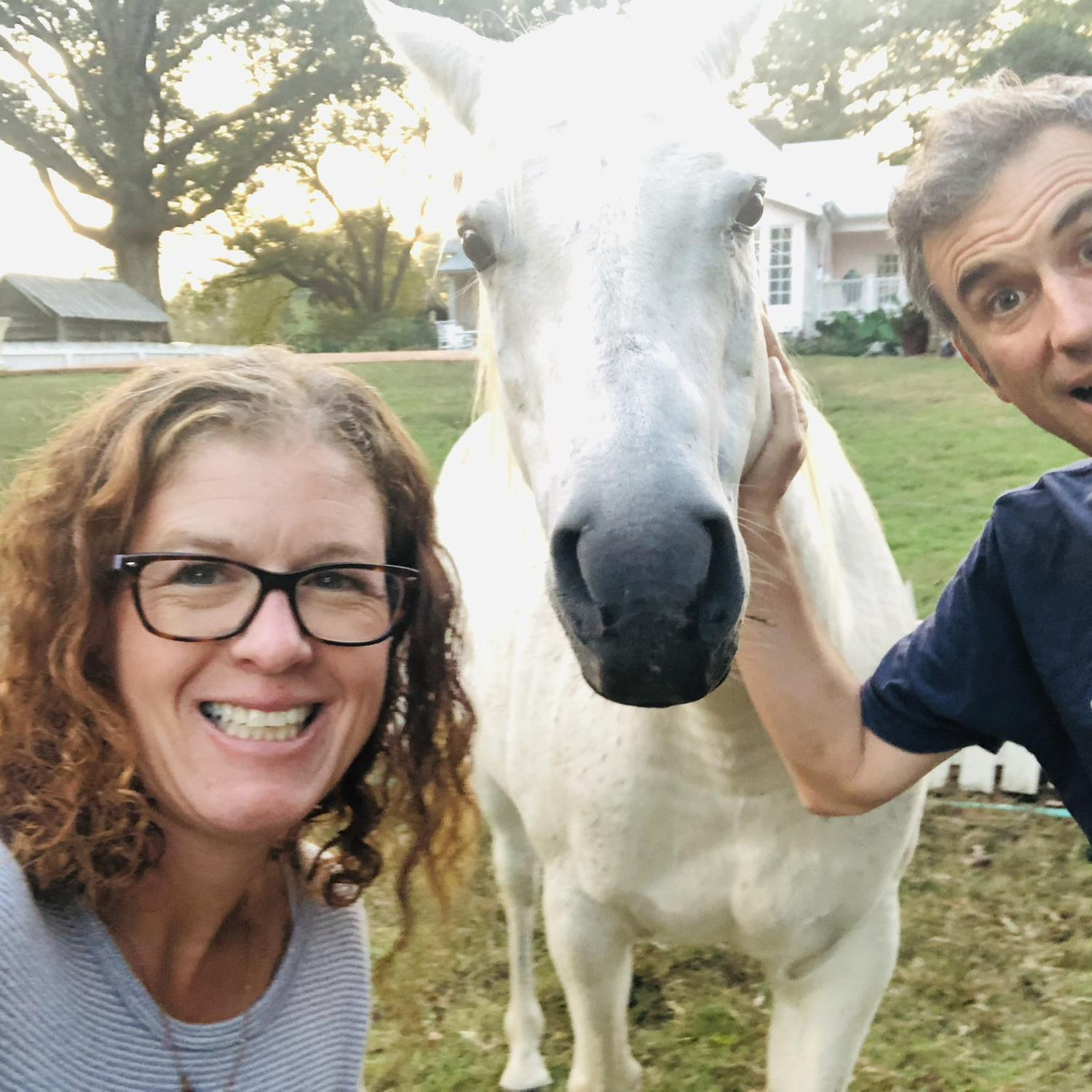 Spending time at our favorite Air B&B in North Carolina. *We we’re told we would be shot if that horse escaped due to us not closing the fence.