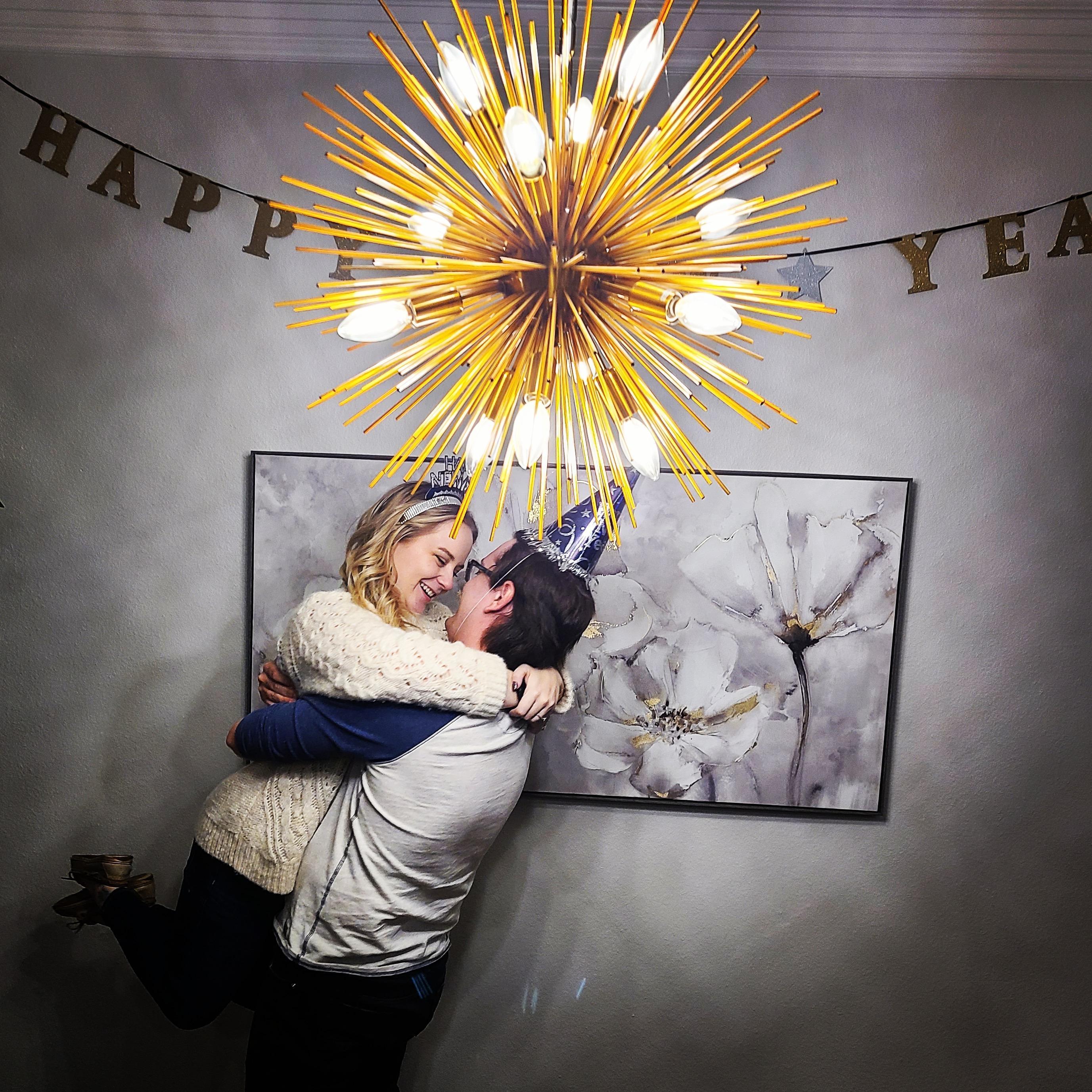 NYE 2021 - Celebrating the start of the year we get married in