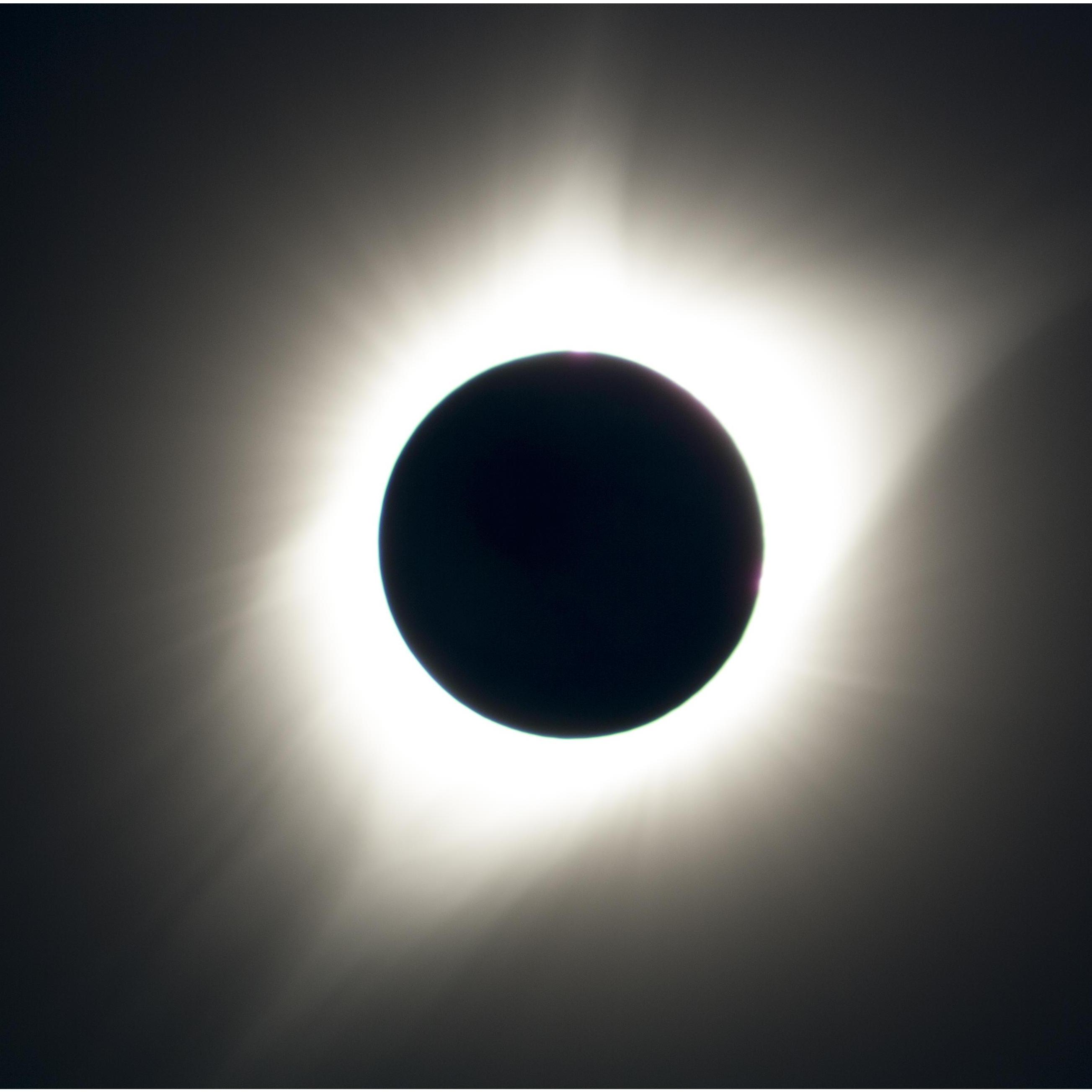 Chris proposed during the 2017 Solar Eclipse in Oregon, while Andrea was photographing it.  This was taken seconds before he popped the question!
