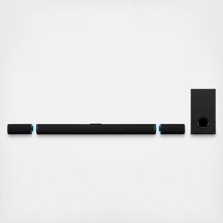 45" Bluetooth Soundbar with Wireless Subwoofer and Rechargeable Satellite Speakers
