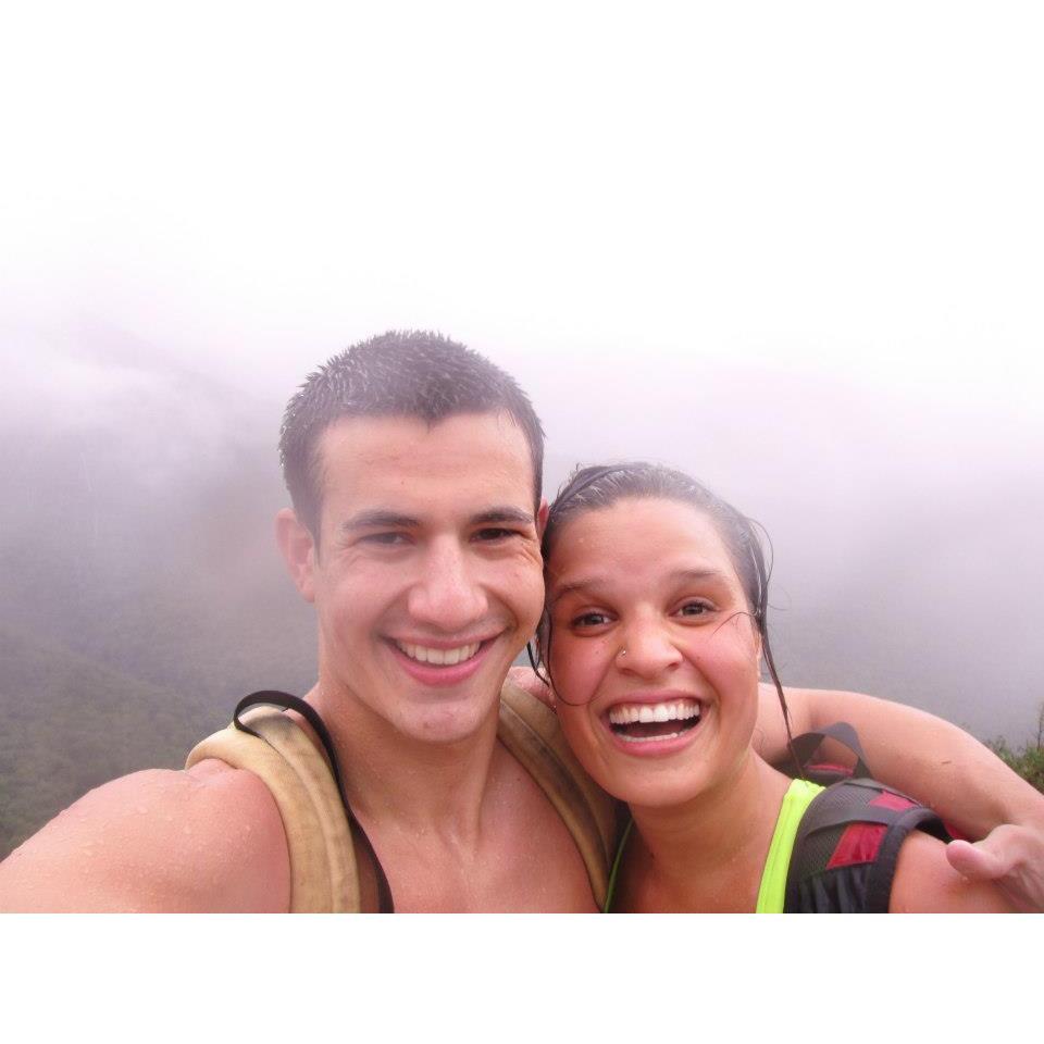 One of our first photos together in 2012, White Mountains New Hampshire :)