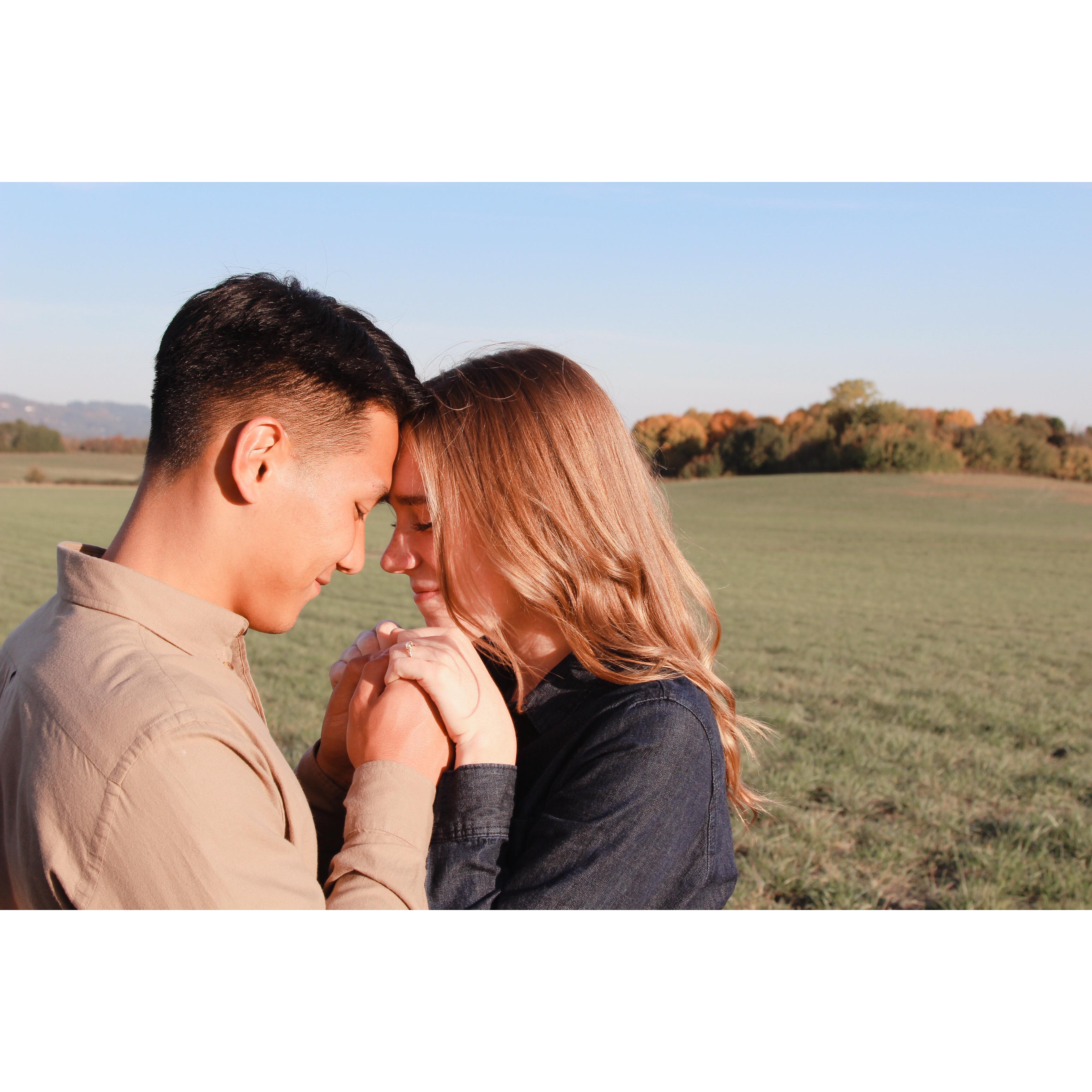 Everyday we remind ourselves how blessed we are to be given this gift that is our relationship. It is easy to forget that it was God that put us together. We are undeserving of such a precious gift.