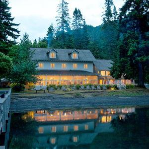 Dinner at Lake Crescent Lodge