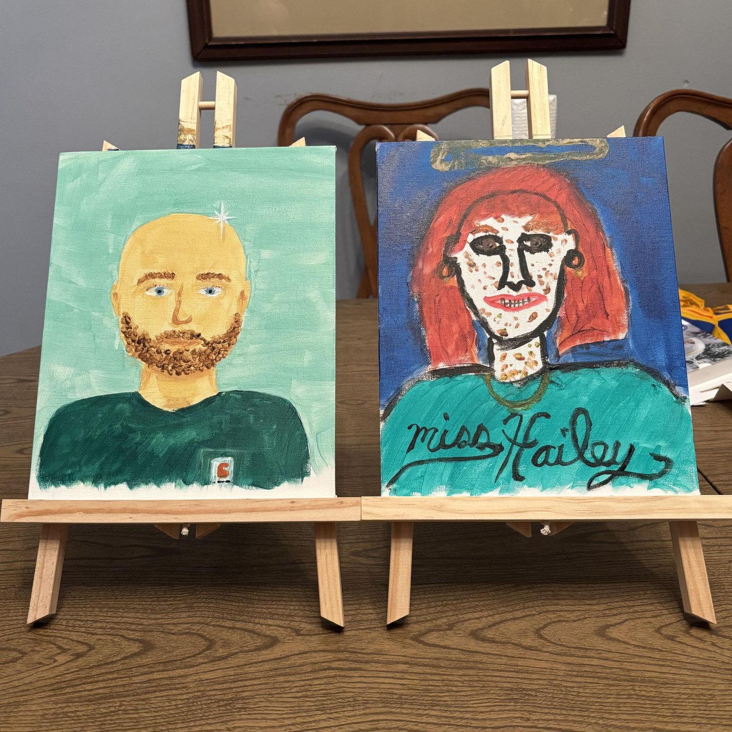 ....Chris cannot paint