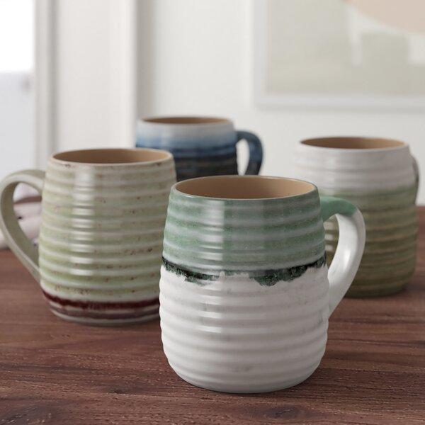 Kinsley Large 4 Piece Coffee Mug Set