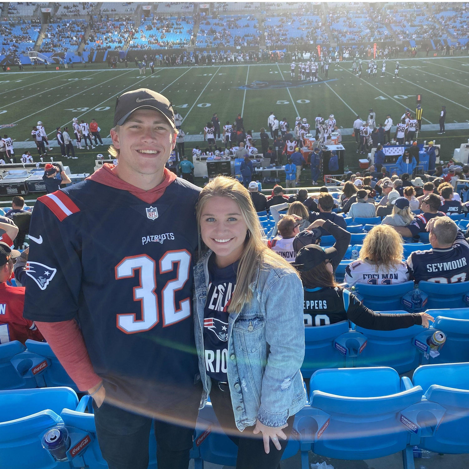 Isabelles first Patriots game