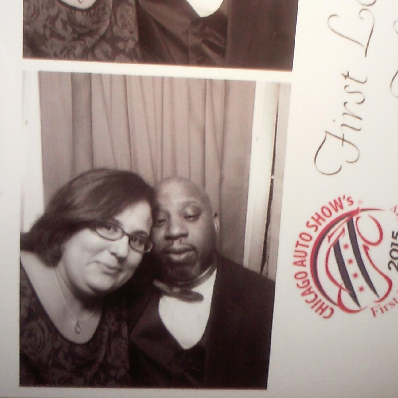 Photo booth at Chicago Auto show