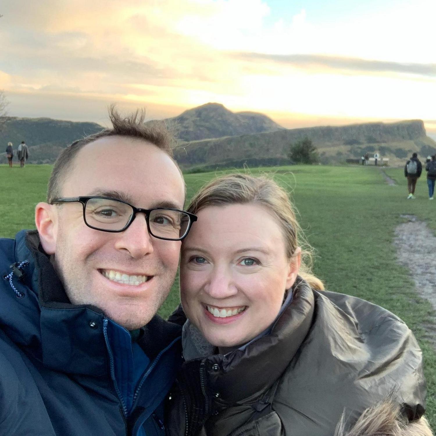 Calton Hill in Edinburgh, Scotland