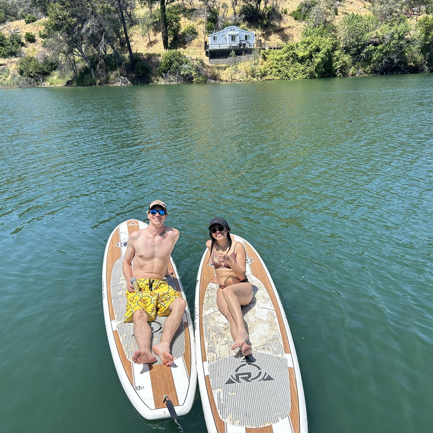 Nick showing Lydia Lake Berryessa for the first time!