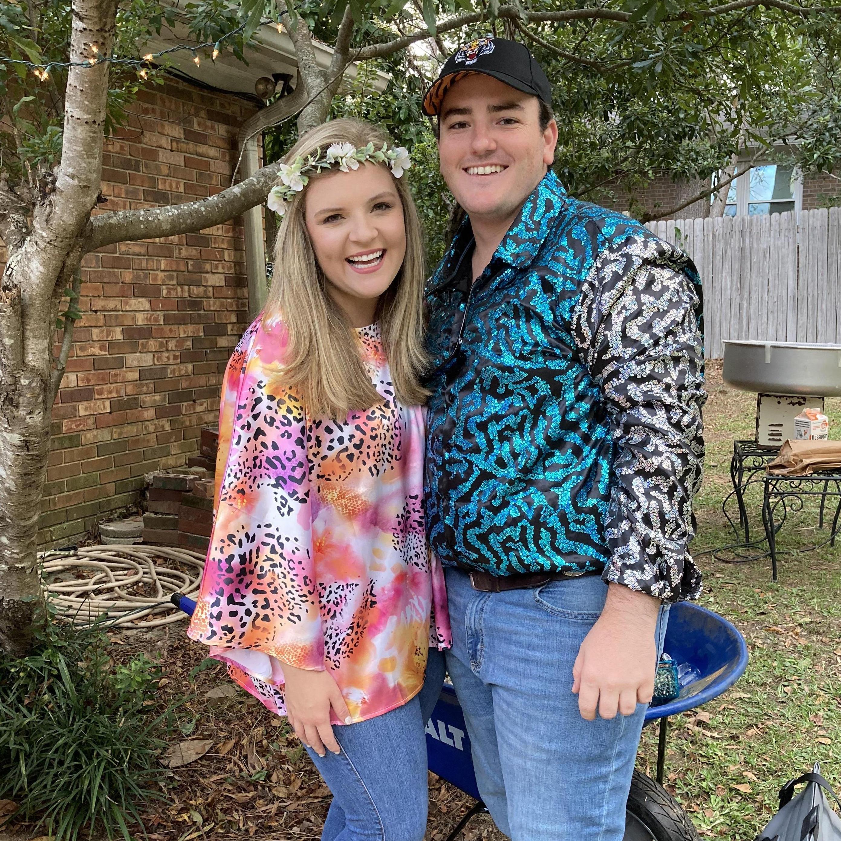 Carole and Joe at our Halloween engagement party!