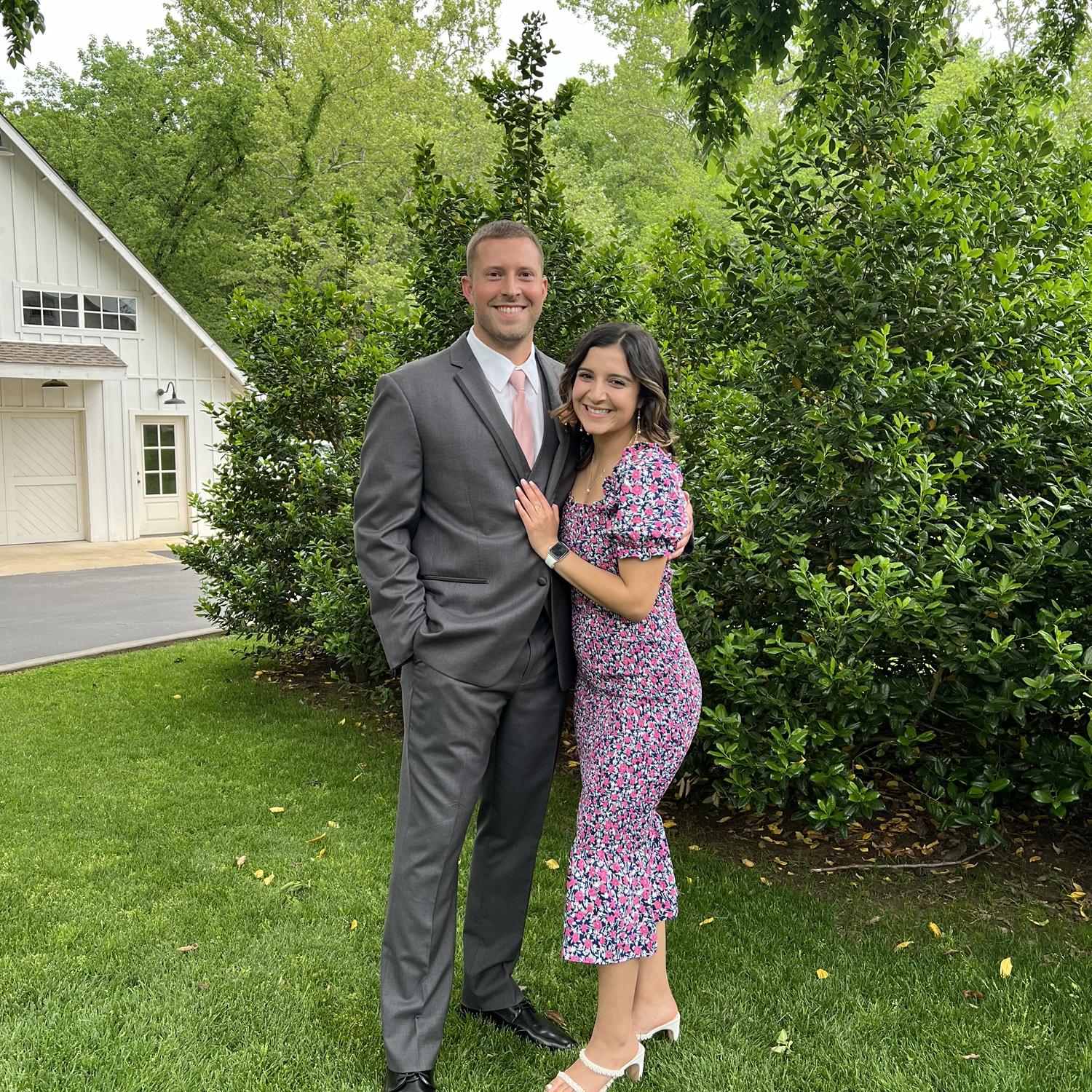 Our first trip together! Taylor & Logan’s wedding!!