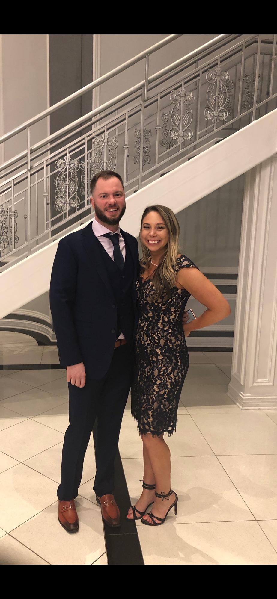 Our first wedding together