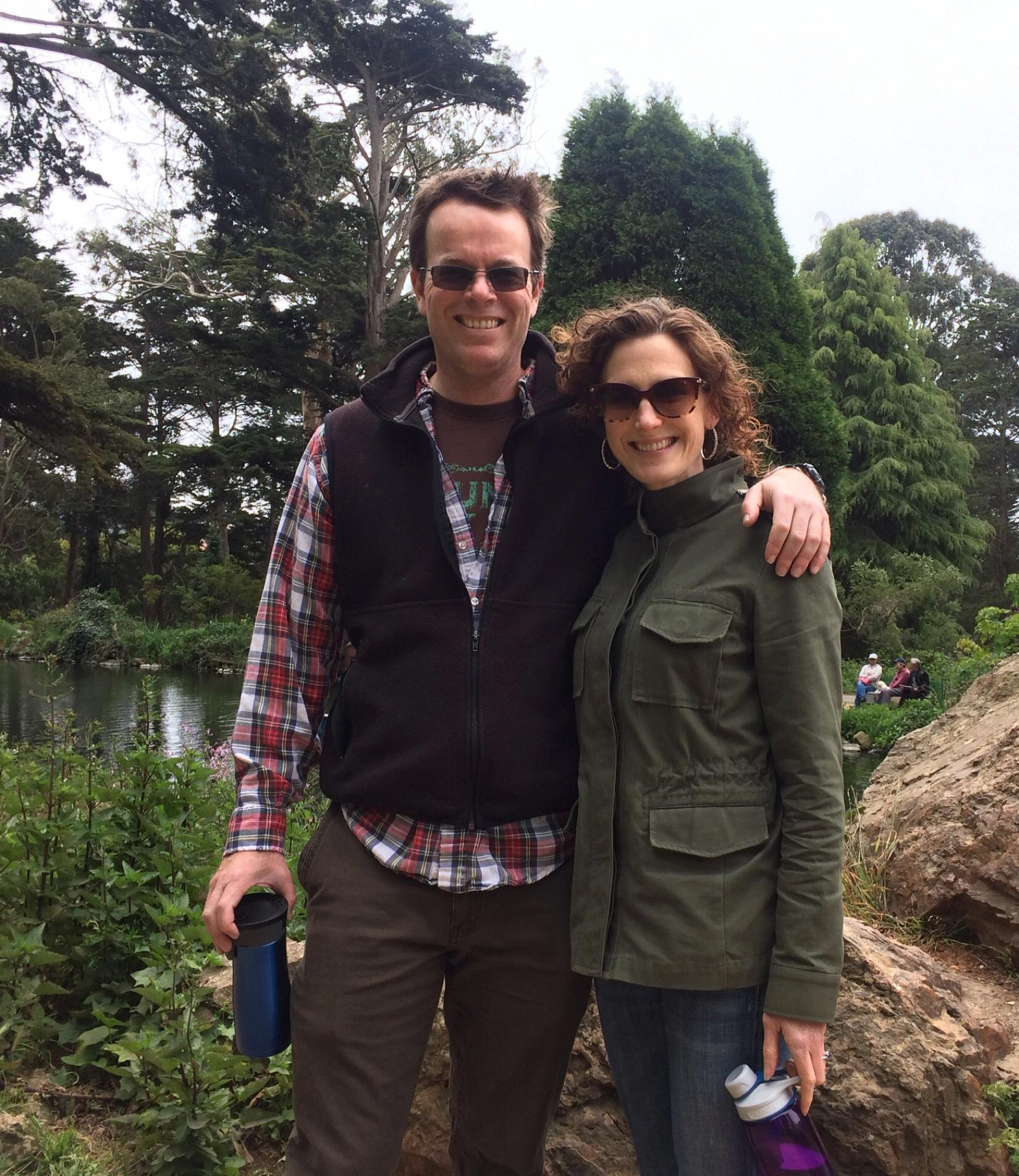 Hiking around at Golden Gate Park, Spring 2018