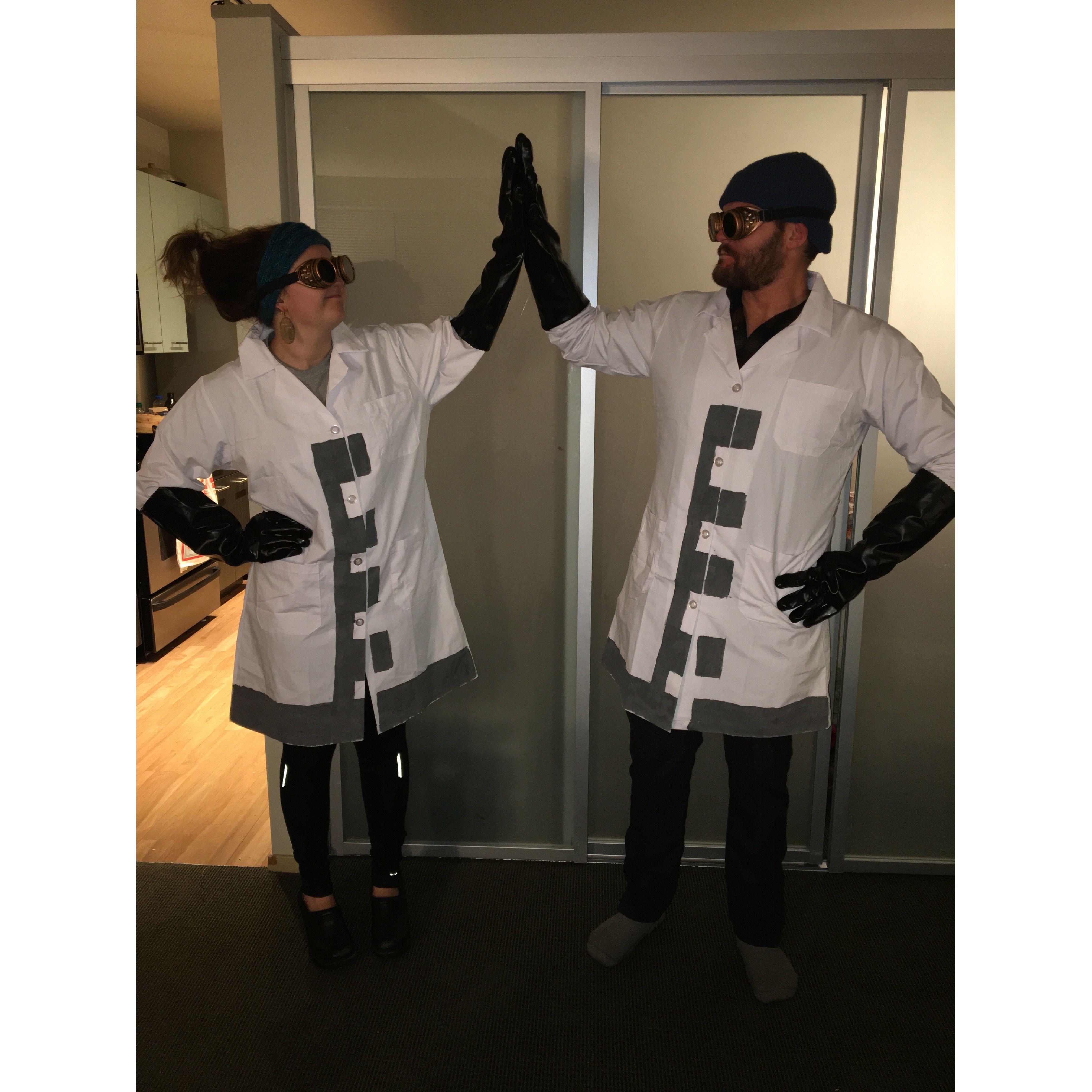 To the secret lab!