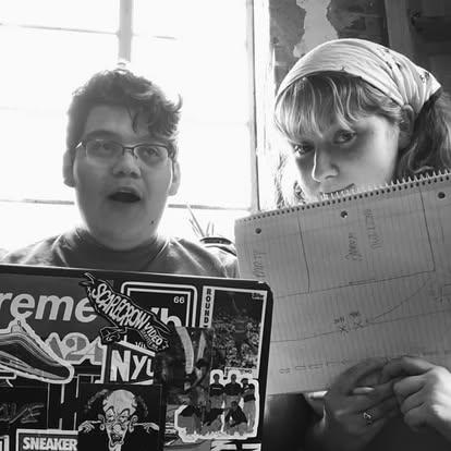 Making movies and creating art together. Like always!