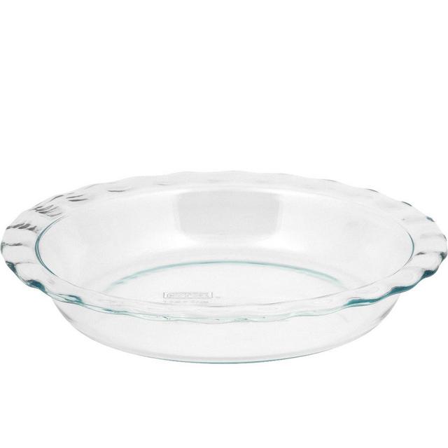 Pyrex Grip Rite 9.5" Glass Pie Pan