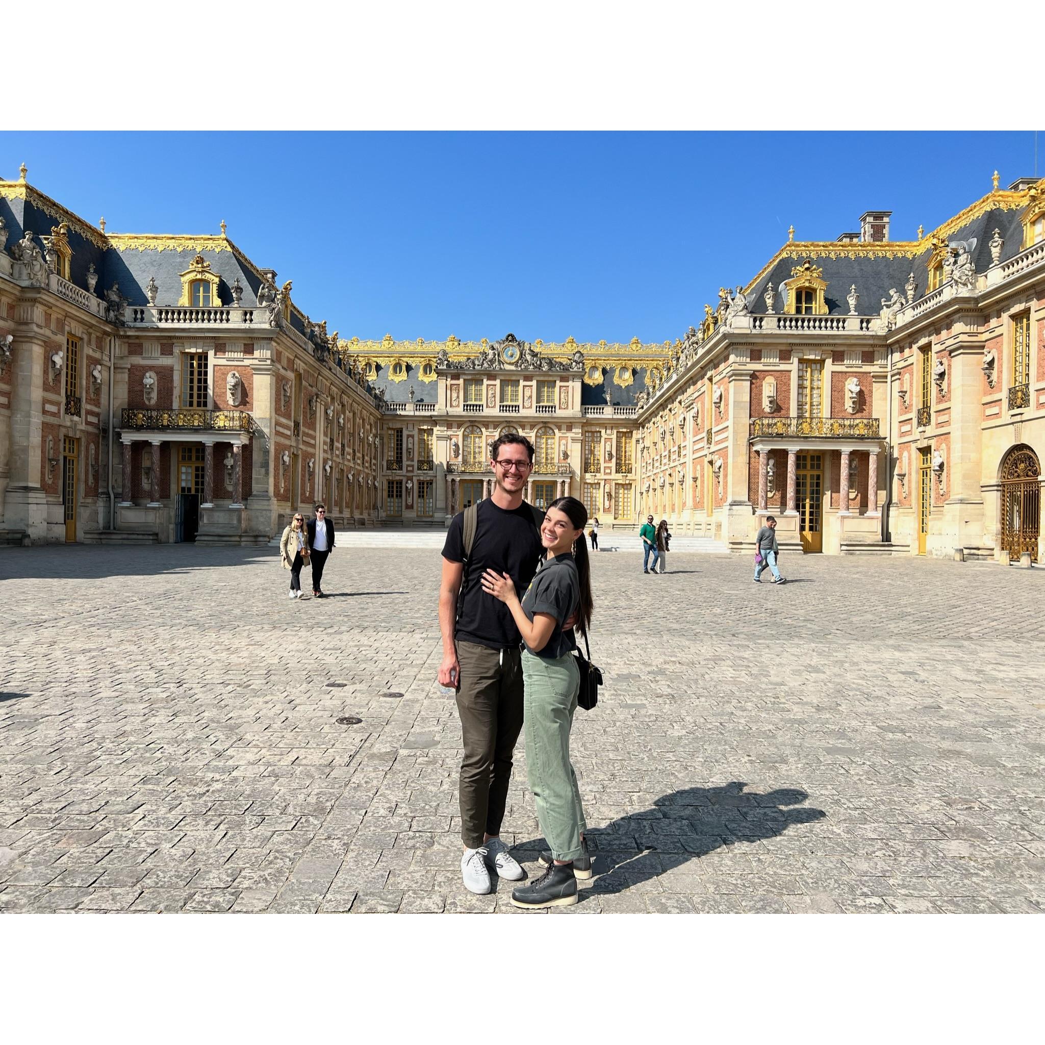 Feeling a tad underdressed at Versailles (Versailles | March 2022)