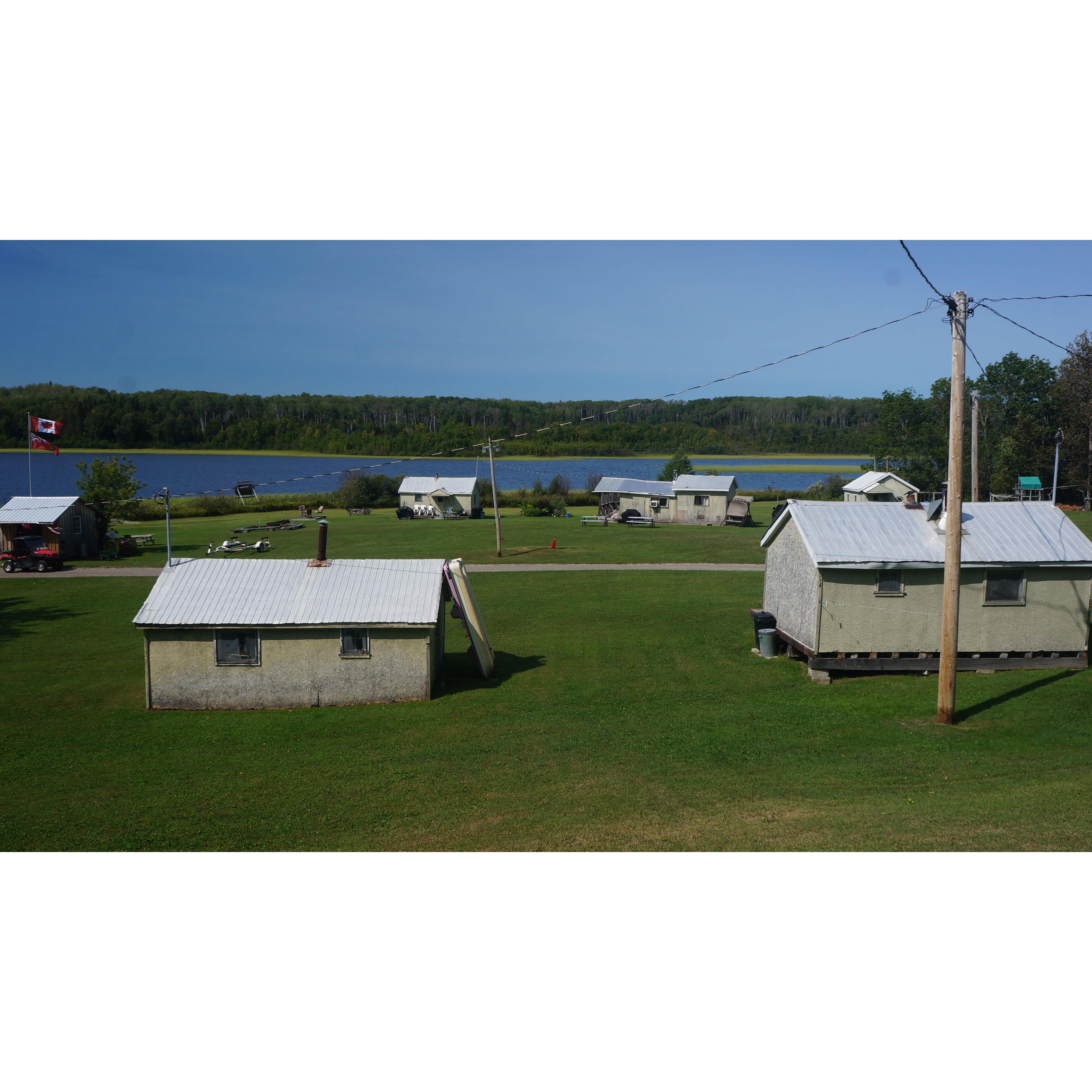View of Camp from Cabin's #1 & 2