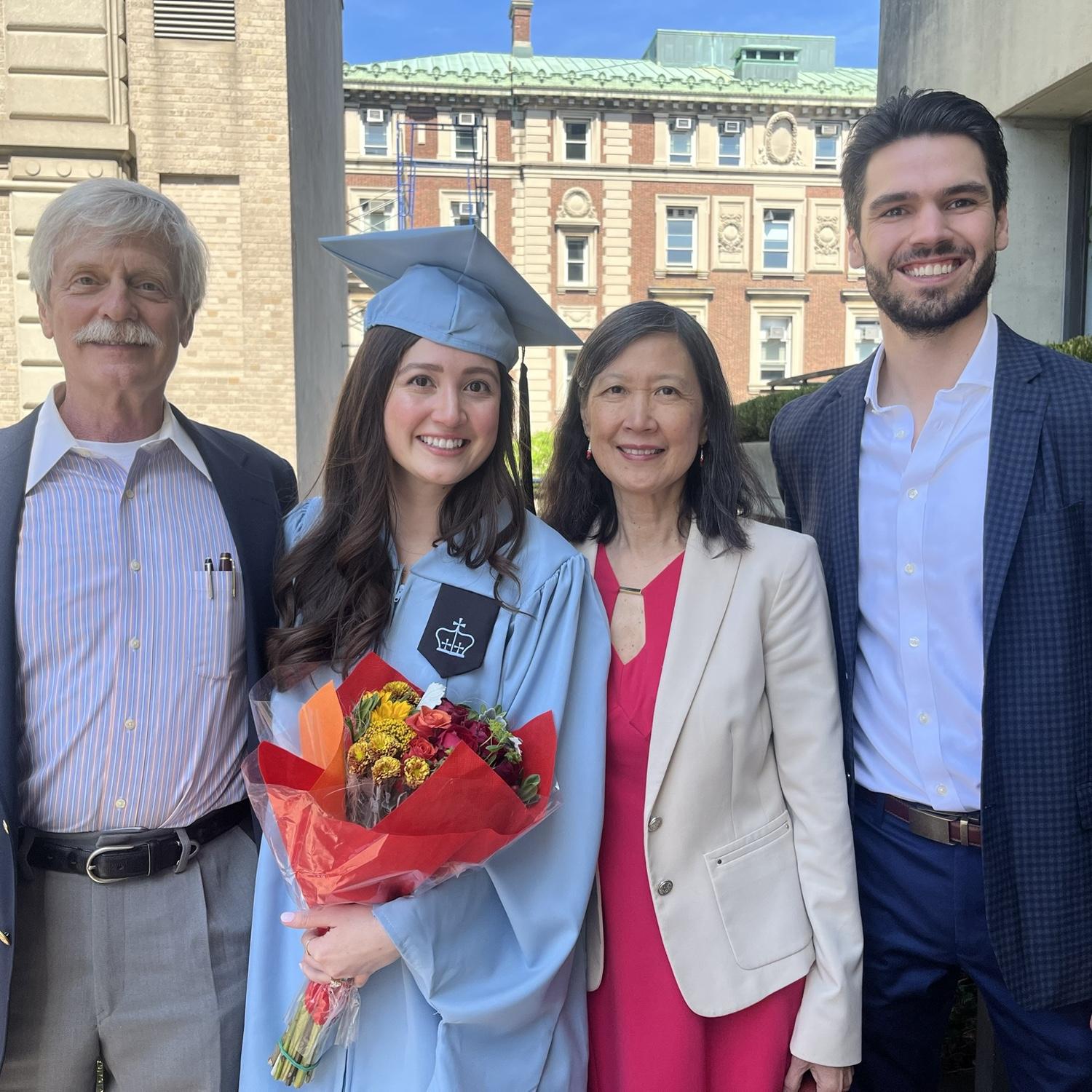 Delaney's business school graduation in May '23